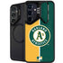 MLB Oakland Athletics Split Galaxy S24 FE Kickstand Case